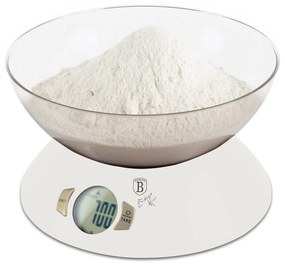 Digitális konyhai mérleg tállal 5 kg matt krém Sahara Collection