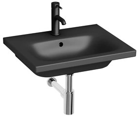 JIKA H8127127161041 - MIO 55x45 cm falra szerelhető mosdó, kerámia, matt fekete