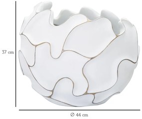 Gaspeau polirezin virágtartó kaspó ø 44x37cm