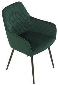 Zöld Bársony Étkezőszék. DCH-215 GRN4