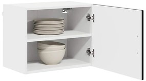 Fali konyhaszekrény 2 pcs Fekete 50 x 31 x 40 cm Faanyag