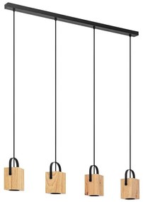 Eglo 43748 - LED Csillár zsinóron AYLES 4xGU10/3W/230V