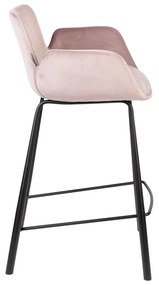 Világos rózsaszín bársony bárszék szett 2 db-os 91,5 cm Brit – Zuiver