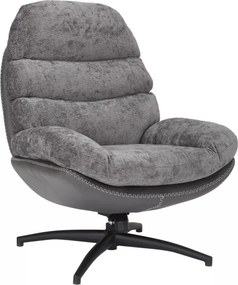 Giselle 360 fokban forgatható fotel szürke