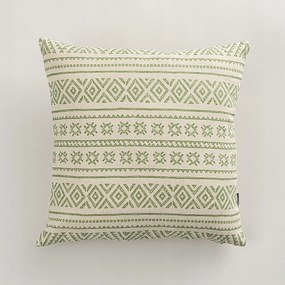 Ethno Verde párnahuzat 45x45 cm bézs