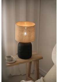 Markslöjd 108684 - Asztali lámpa MONTAGNA 1xE14/40W/230V 45 cm bézs/fekete