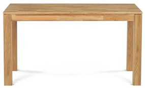 Tömör Tölgy Étkezőasztal 140×80 cm. DS-H140 DUB