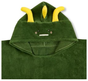 Zöld pamut gyerek fürdőponcsó Joep – Good Morning