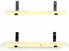 Lam008 Black and Oak polc