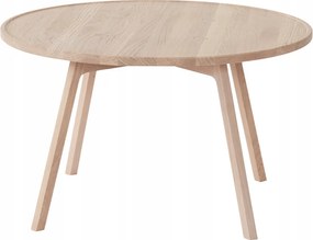 Andersen Furniture C2 Kerek Dohányzóasztal Tölgyfából 80 cm