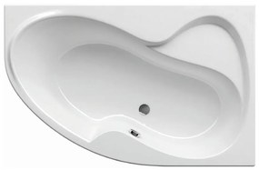 Ravak CL21000000 - ROSA sarokkád 160x105 cm akril/fehér