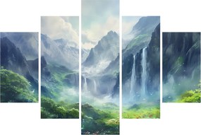 Kép - Vízesések völgye (150x105 cm)