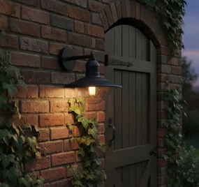 Top Light - Kültéri fali lámpa VERONA 1xE27/12W/230V IP44, fekete