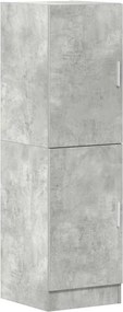 vidaXL betonszürke szerelt fa konyhaszekrény 38 x 41,5 x 131,5 cm