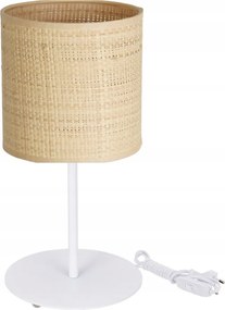 Éjjeli Asztali Lámpa Slim Ratan Boho 15 CM