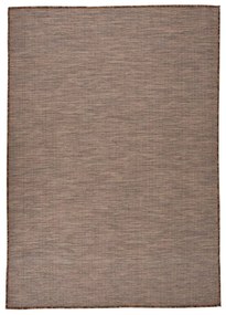 barna lapos szövésű kültéri szőnyeg 160 x 230 cm