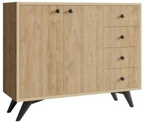 Szekrény WAGA 82x100 cm barna