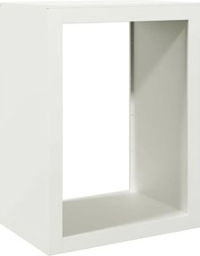 vidaXL fehér acél tűzifatároló 60 x 40 x 80 cm