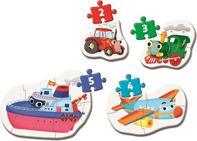 Jármű My First baba forma puzzle Clementoni