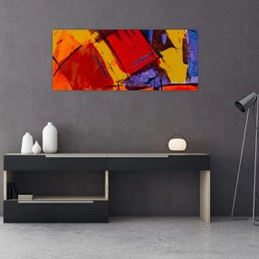 Absztrakciós kép (120x50 cm)