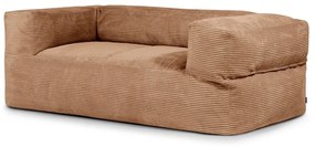 Barna kordbársony babzsákfotel Sofa MooG – SLOWDOWN