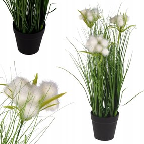 Fű a cserépben, Mesterséges Pampas Dekorációs Fejka beltéri használatra