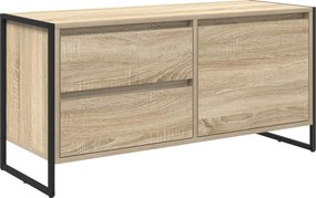 vidaXL TV szekrény fiókkal Sonoma 100 x 36 x 49.5 cm Faanyag