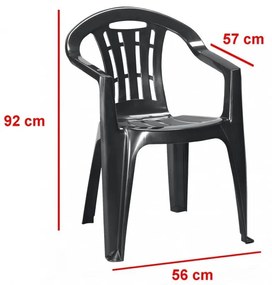 Balorca 6+1 kerti bútor garnitúra szett