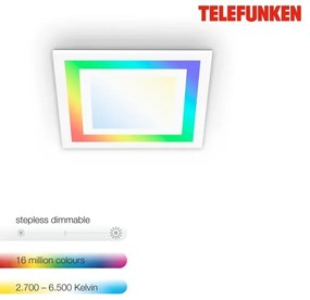 Telefunken 318706TF - dimmelhető LED panel LED/18W/230V 3000-6500K + távirányító