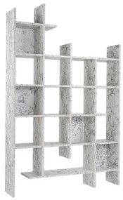 Könyvespolc Manco - Carrara Marble