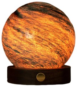 Sötétbarna-sötét natúr színű USB fénydekoráció ø 8 cm Stellar Ocean – Gingko