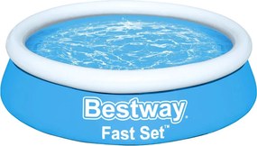 Bestway Fast Set kék kerek felfújható medence 183 x 51 cm