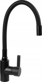 Konyhai Csaptelep Mosogató Csaptelep Flexibilis Kifolyócső Flex Mozgatható Fekete