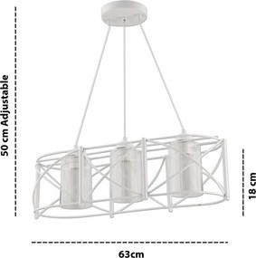 Dratrio Glass - White, Transparent