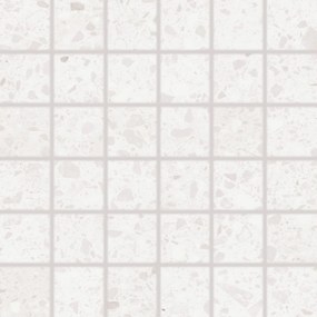 Mozaik Rako Porfido fehér 30x30 cm matt/fényes DDM06810.1