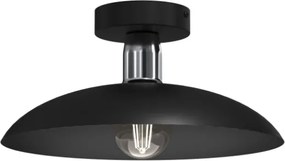 Ewilight Mennyezeti lámpa függeszték lámpabúra Rami E27 fekete/króm