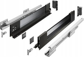 Fiók Gtv Axispro Glass Magas H167 350 Oldal Üveg Csendes Ház Fekete