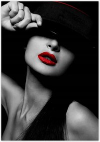 Poszterek 70x100 Vörös ajkak Rúzs