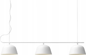 Muuto Ambit Rail Tripla Függő Lámpa Fehér
