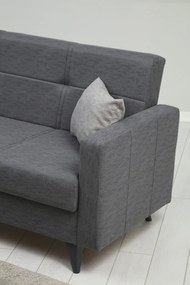 Polya 3 Dark Grey kinyitható kanapé