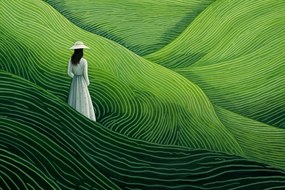 Poszter 91,5x61cm Átjáró a végtelen mezőkön