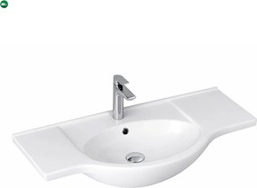 V105 szárnyas kerámia mosdó 105x50 cm