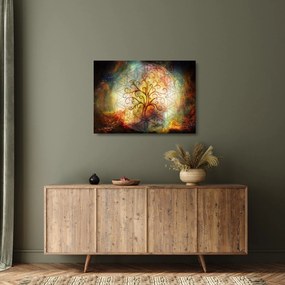 Absztrakt kép fáról (üvegen) (70x50 cm)