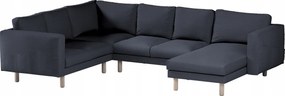 Dekoria Norsborg 5 személyes kanapé huzat Ikea kék
