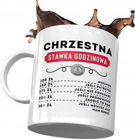 Keresztanya bögre Születésnapi Ajándék Nyomtatott Fotóval