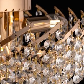 Maytoni DIA120-06-G - Mennyezeti lámpa KAROLINA 6xE14/40W/230V