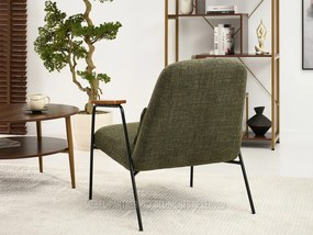 Fotel Elba (zöld + dió). 1110002