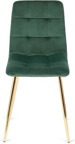 Zöld Bársony Étkezőszék YORK