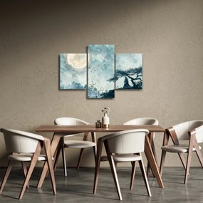 Kép - Telihold festmény (90x60 cm)