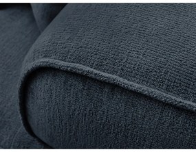 Sötétkék zsenília kanapé 237 cm Whesley – Bobochic Paris